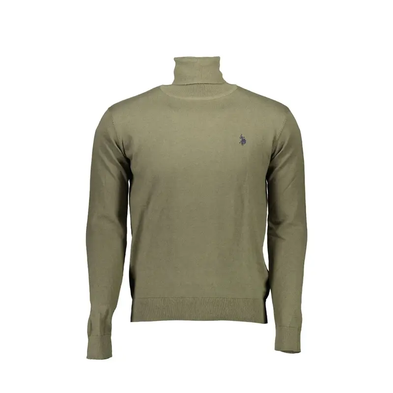 Maglione Uomo Verde Ricamo