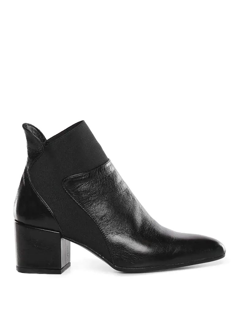 Stivaletto in pelle Nero