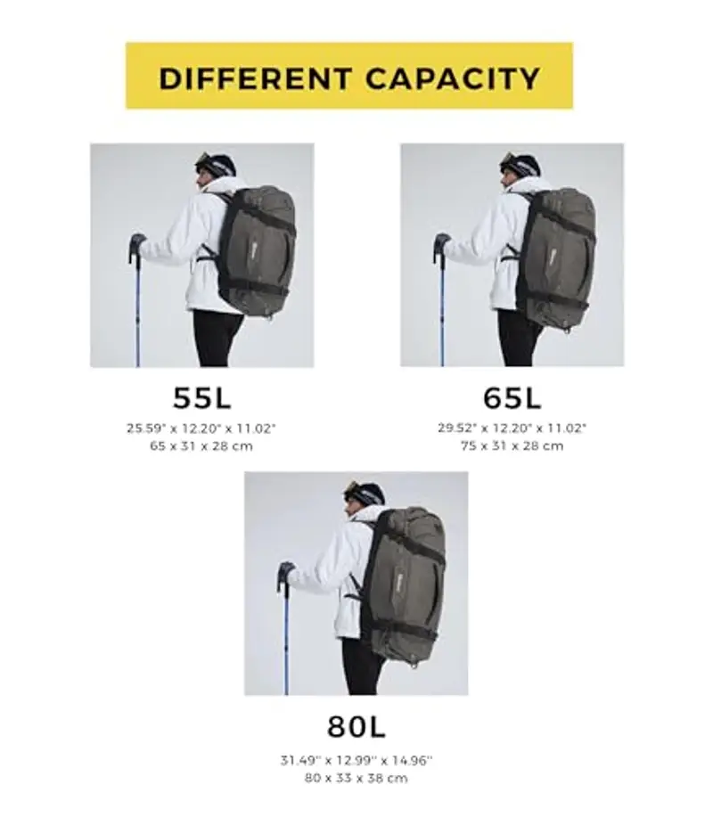 Ubon Borsone da viaggio Grigio 2109689 miniatura 2