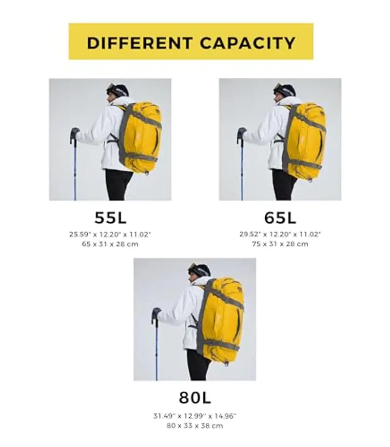 Ubon Borsone da viaggio Giallo 2109728 miniatura 2