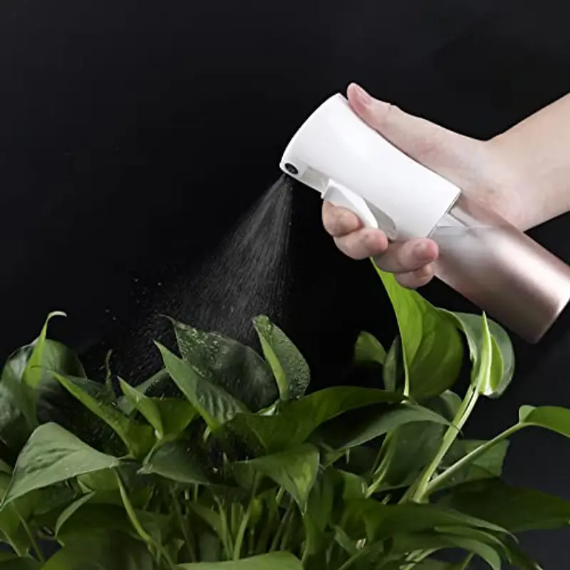 Uervoton Bottigliette Spray, Flacone Spray per Acqua Continua Vuoto, Domare i Capelli al Mattino, Acconciature, Piante, Animali Domestici, Pulizia, Alcol, Flacone Spray per Capelli -160ML Oro Rosa miniatura 3