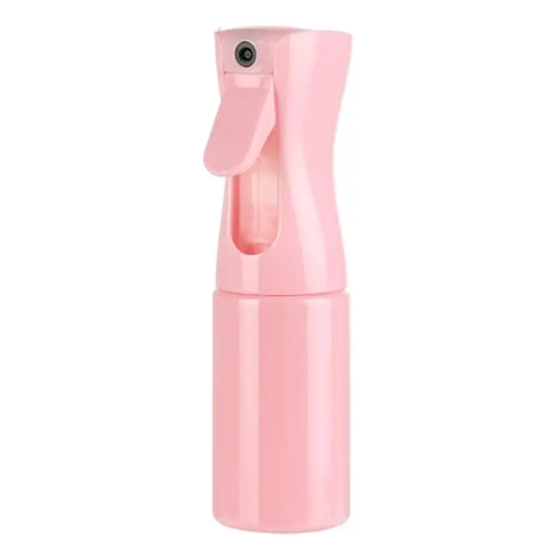 Uervoton Bottigliette Spray, Flacone Spray per Acqua Continua Vuoto, Domare i Capelli al Mattino, Acconciature, Piante, Animali Domestici, Pulizia, Alcol, Flacone Spray per Capelli -160ML Rosa