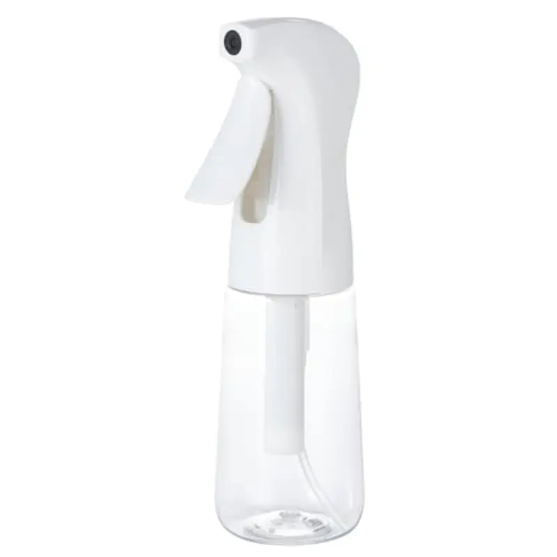 Uervoton Bottigliette Spray, Flacone Spray per Acqua Continua Vuoto, Domare i Capelli al Mattino, Acconciature, Piante, Animali Domestici, Pulizia, Alcol, Flacone Spray per Capelli -200ML Traslucido