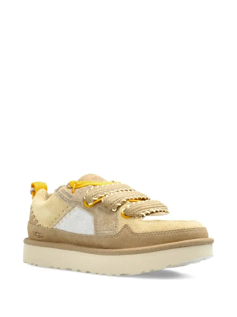 Ugg Sneakers beige in pelle scamosciata miniatura 2