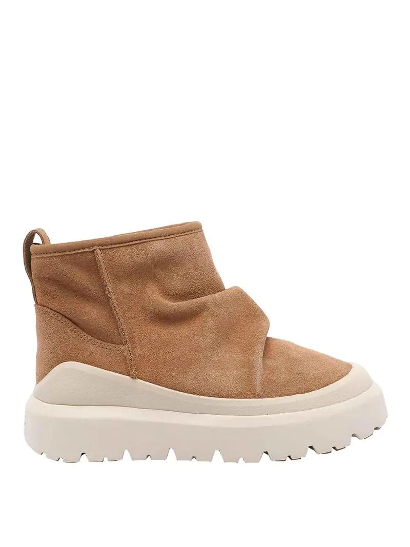 Beige Heritage Utility Mini Booties