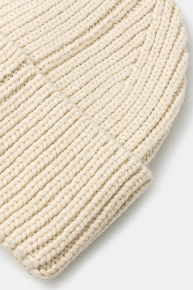 berretto in misto lana colore blu 20061 Beige miniatura 3