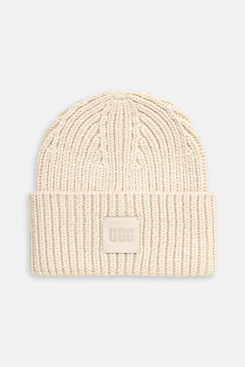 berretto in misto lana colore blu 20061 Beige