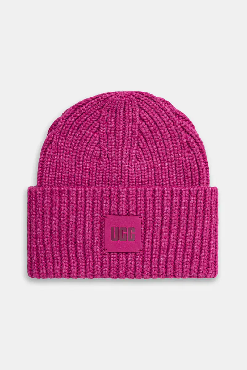 berretto in misto lana colore blu 20061 Rosa