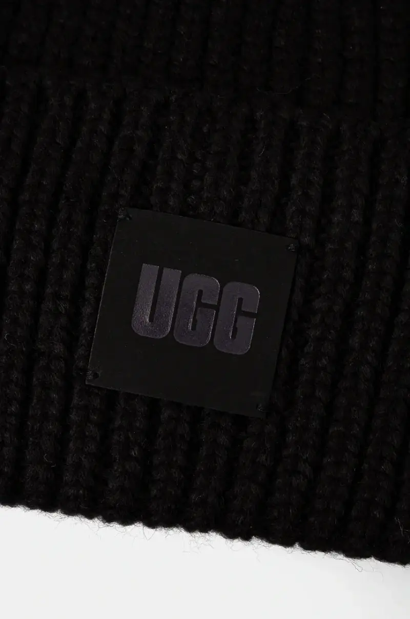 berretto in misto lana colore nero miniatura 3