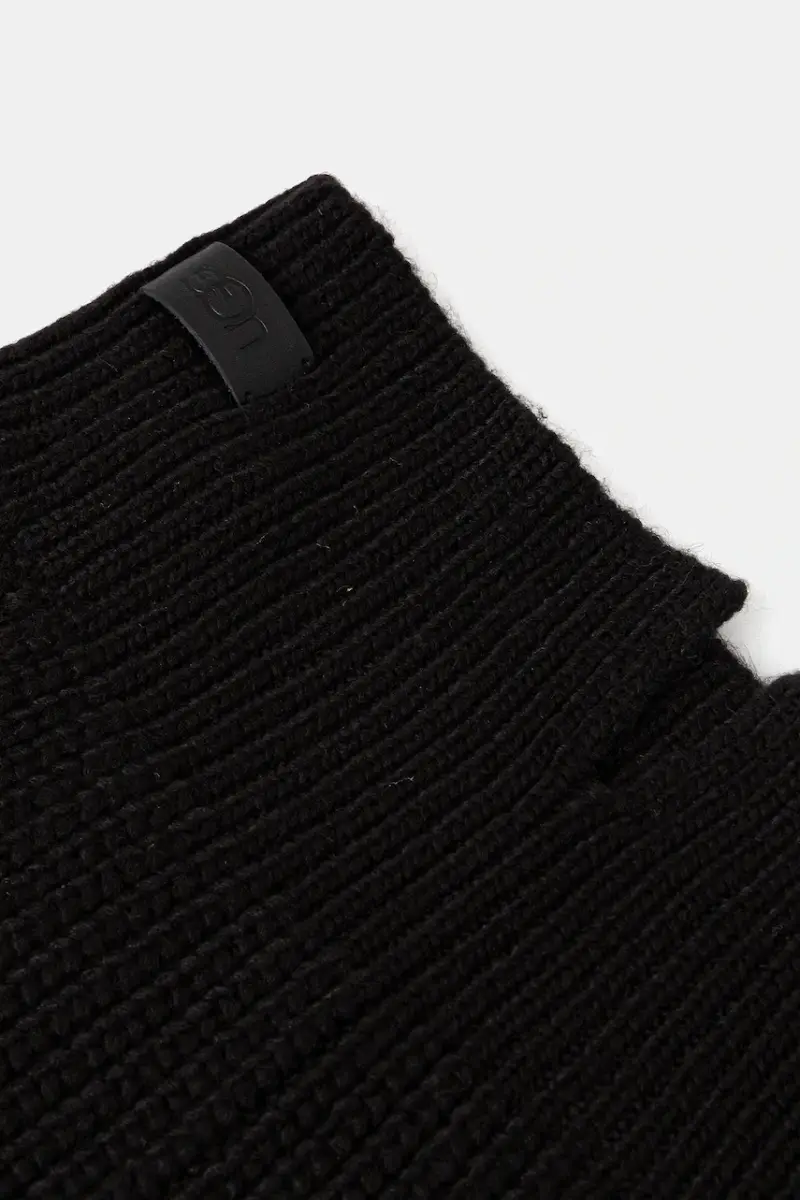 cappuccio in misto lana CABLE colore nero 102740 miniatura 3