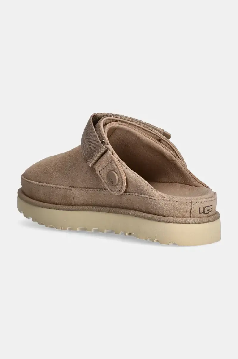 ciabatte in pelle scamosciata bambino/a Goldenstar Clog donna colore beige 1138252-SAN miniatura 3