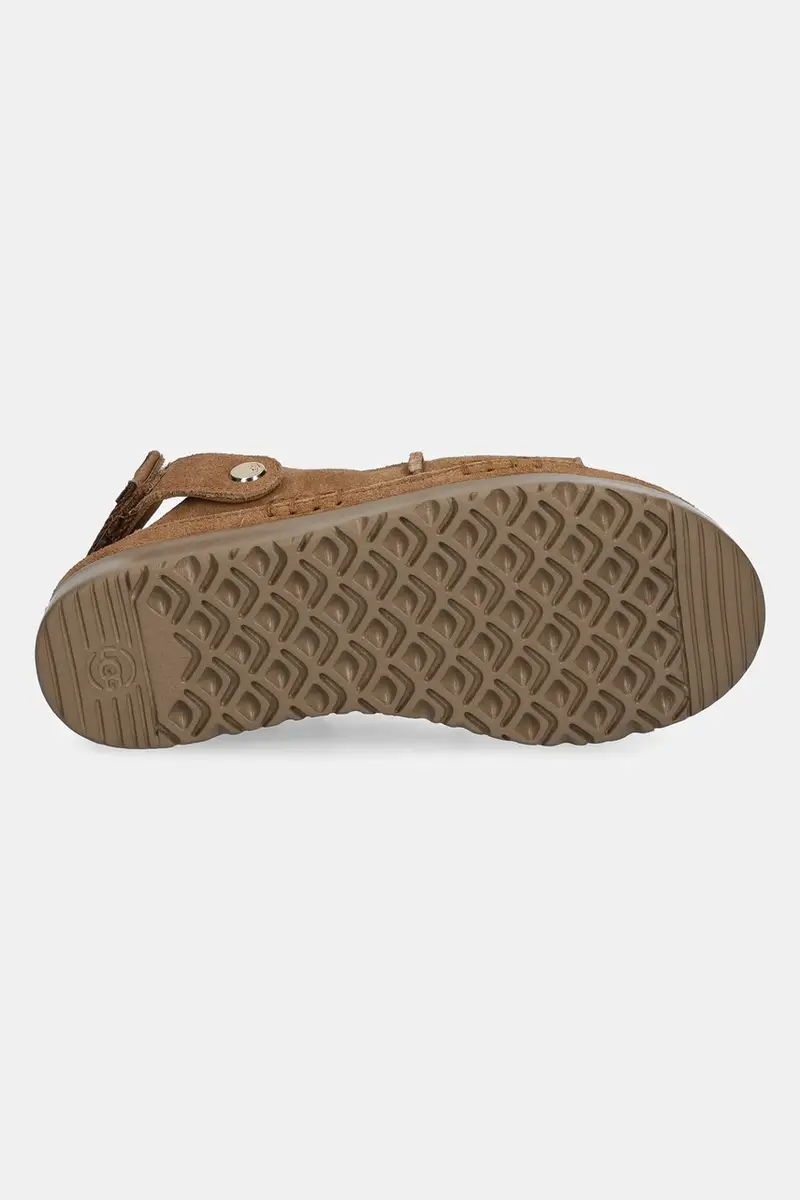 ciabatte in pelle scamosciata bambino/a GOLDENSTAR GLIDE colore marrone 1166713K miniatura 5