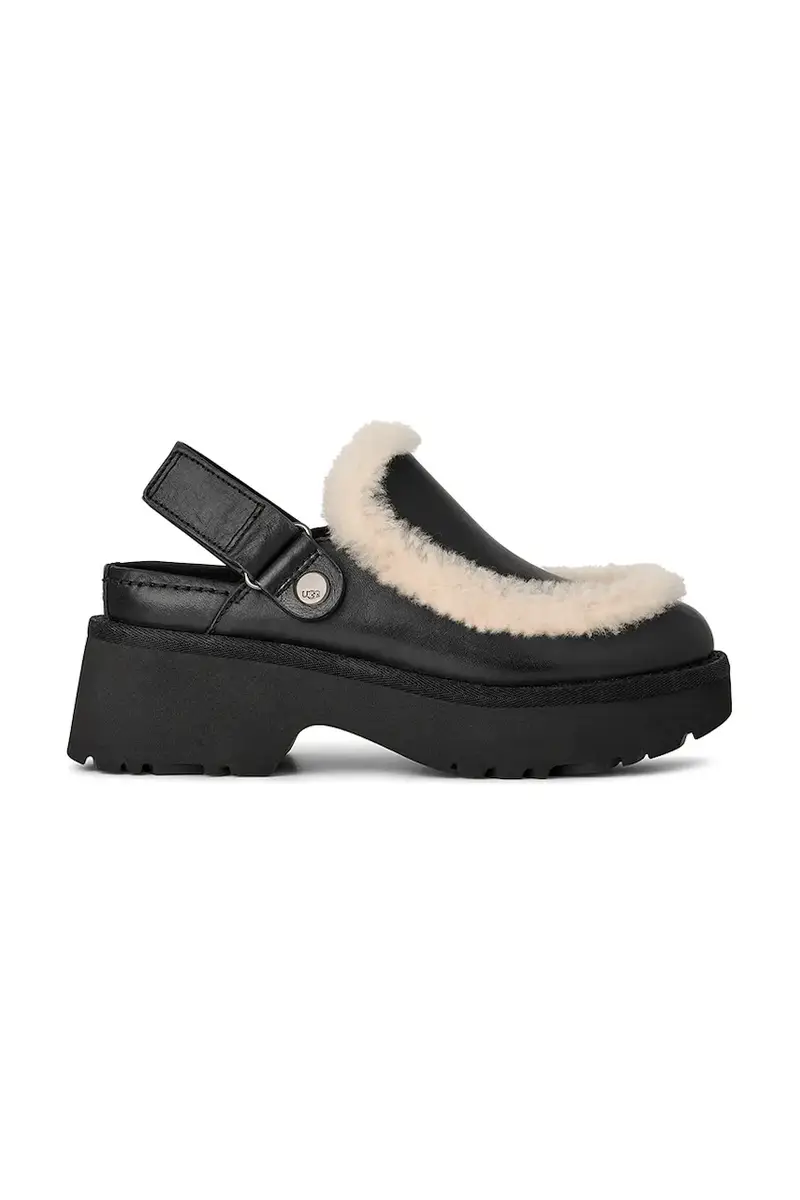 ciabatte slide Esmee Leather Clog donna colore nero 1171507.BLK