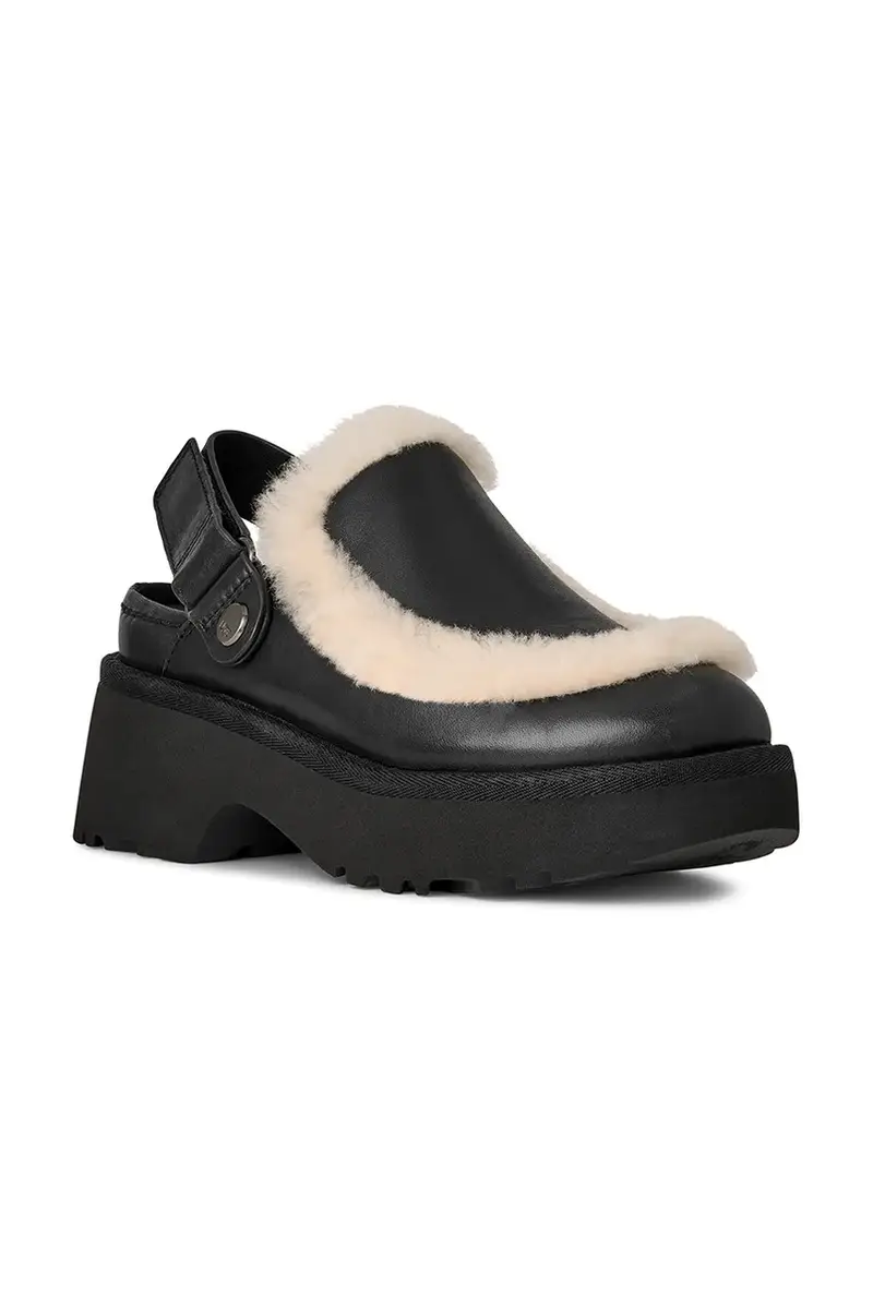 ciabatte slide Esmee Leather Clog donna colore nero 1171507.BLK miniatura 2