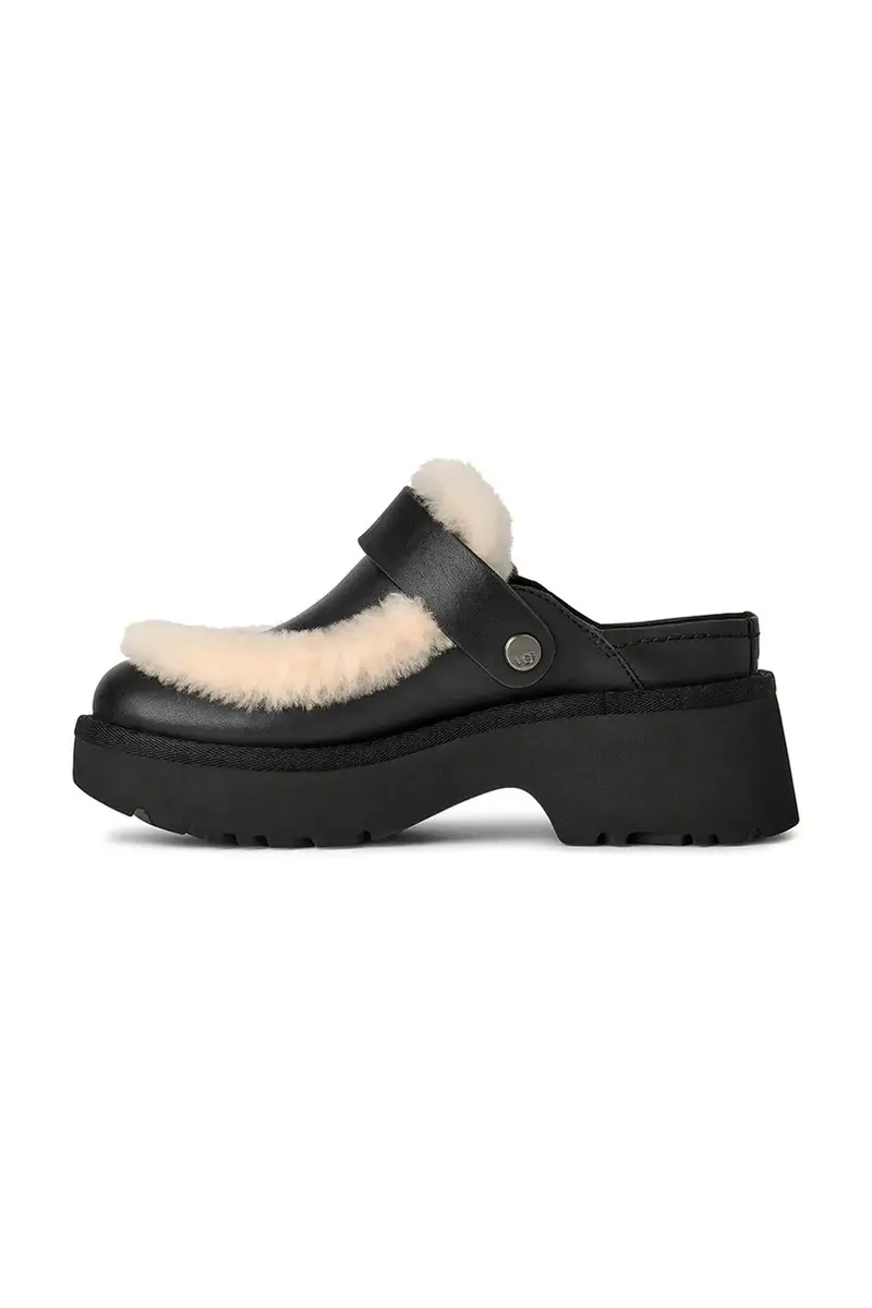 ciabatte slide Esmee Leather Clog donna colore nero 1171507.BLK miniatura 4