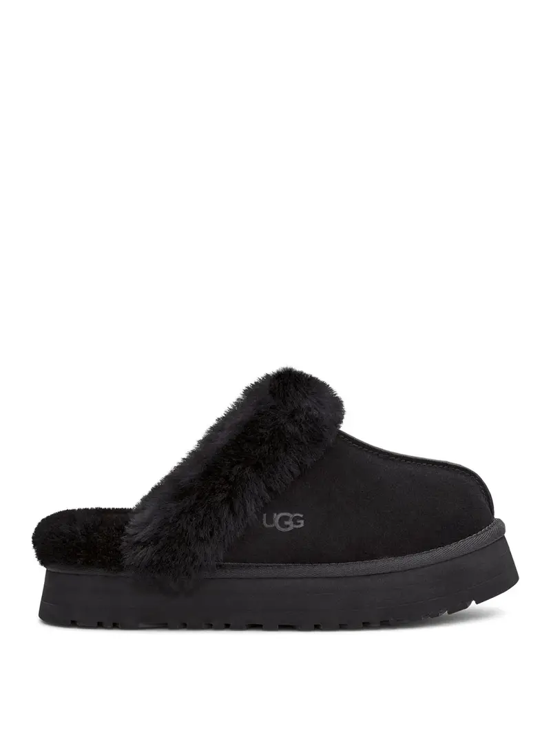 ciabatte ugg disquette da donna - nero