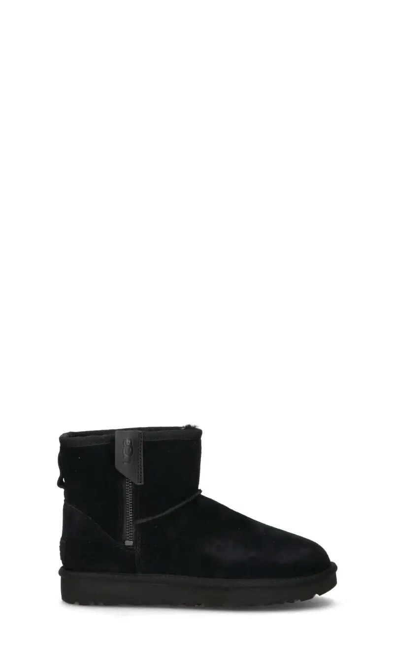 CLASSIC MINI BAILEY ZIP Ugg donna nero in suede Vario