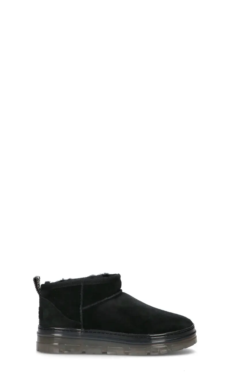 Ugg donna nero in suede