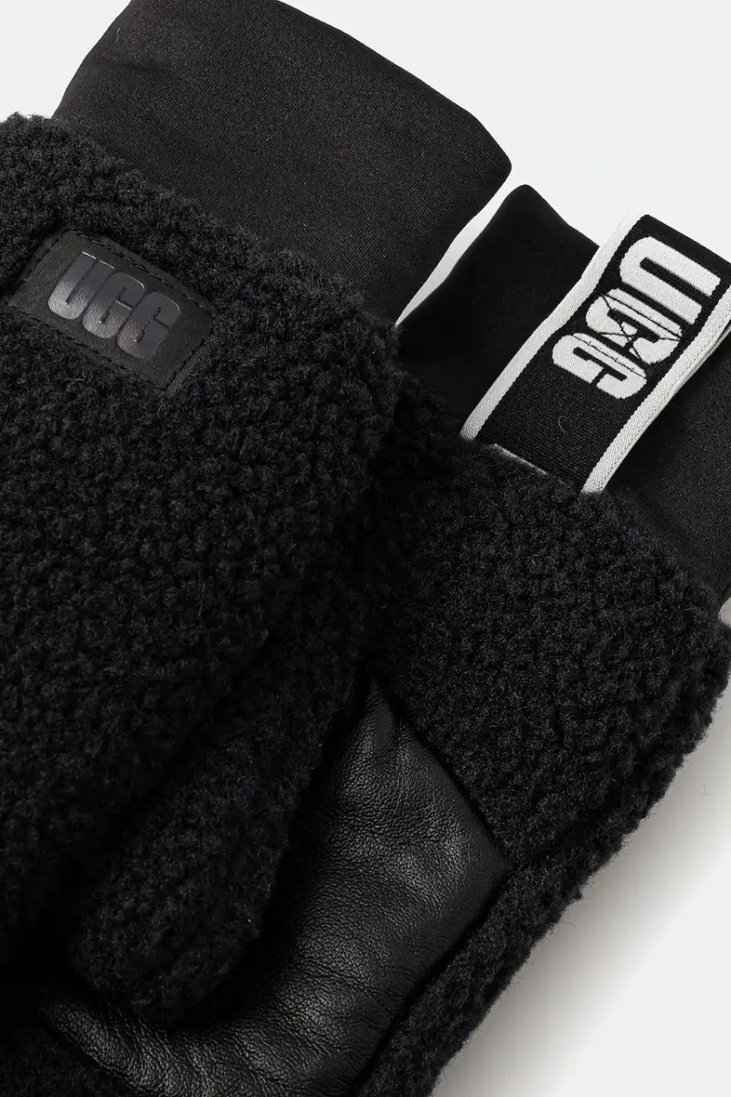 Ugg Guanti Donna Nero 3474171 miniatura 2