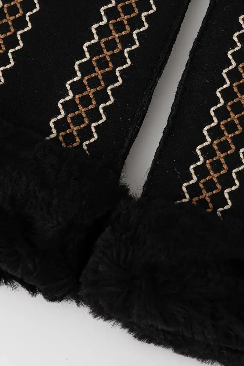 Ugg Guanti Donna Nero 3646873 miniatura 2