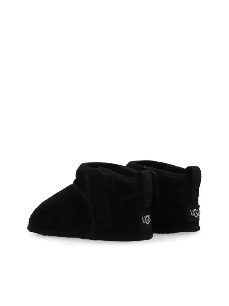 Ugg Kids Baby Classic Ultra Mini nero in shearling miniatura 3
