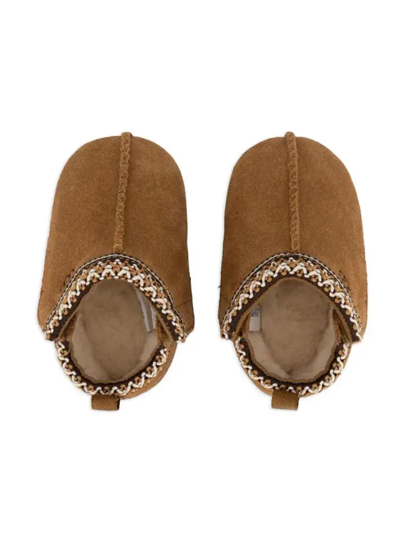UGG Kids Stivaletti da Neonato in Camoscio Castano miniatura 2