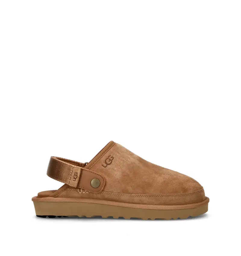 M GOLDENCOAST CLOG II Sabot uomo chestnut in suede Vario