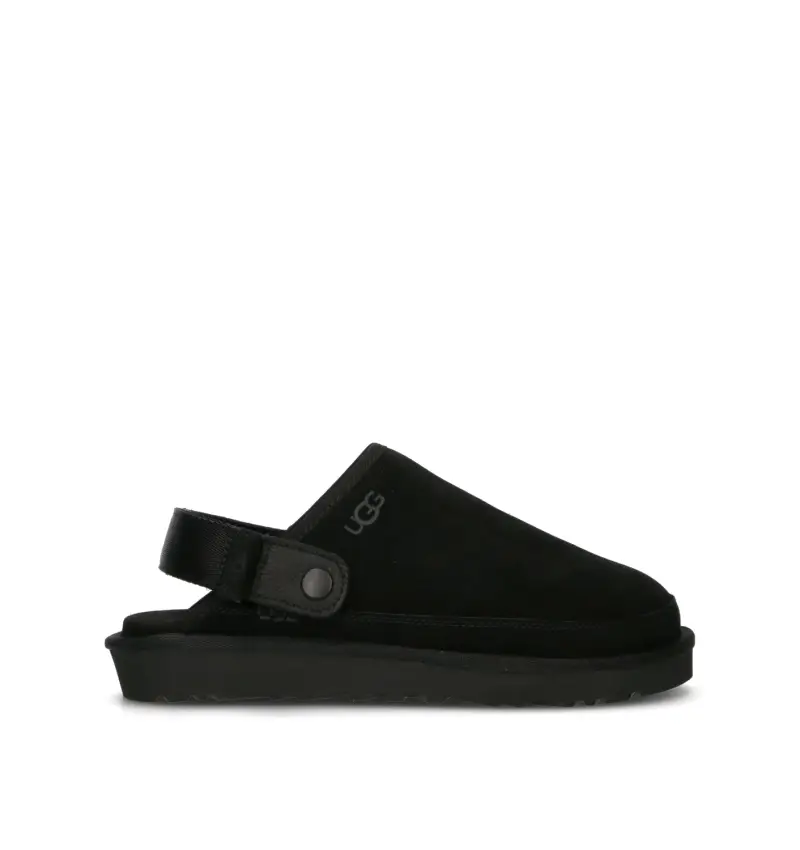 M GOLDENCOAST CLOG II Sabot uomo nero in suede Vario