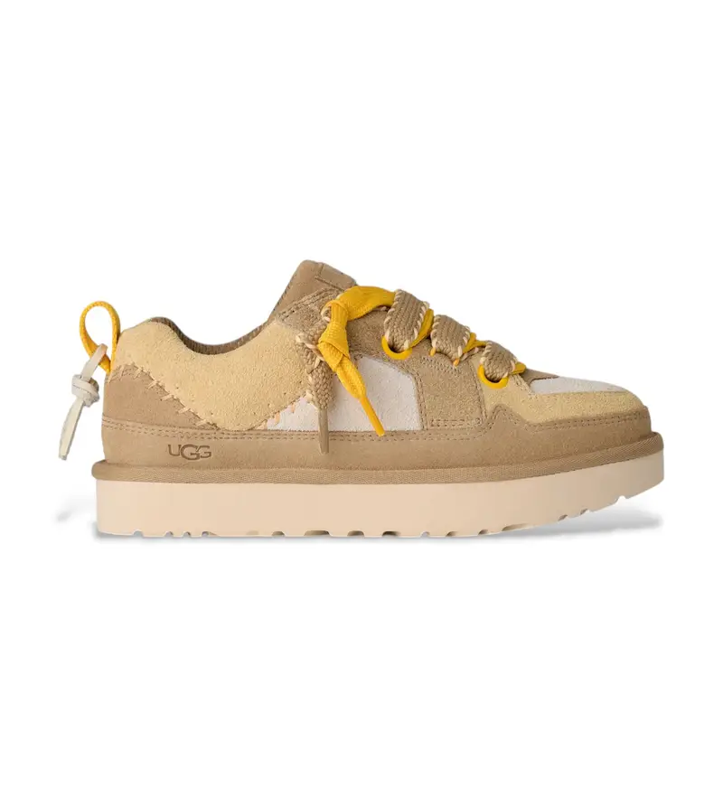 per donna 1172710 Sneakers Lo Lowmel Biarritz in pelle marrone (36), Basso, 1 a 3 cm, Stringhe, Casual