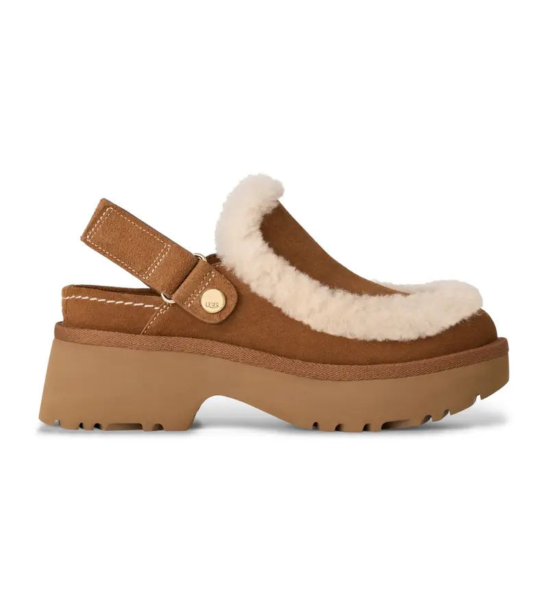 per donna 1173331 Zoccoli in pelle marrone Esmee (37), 3 a 5cm, Nessuno, Casual