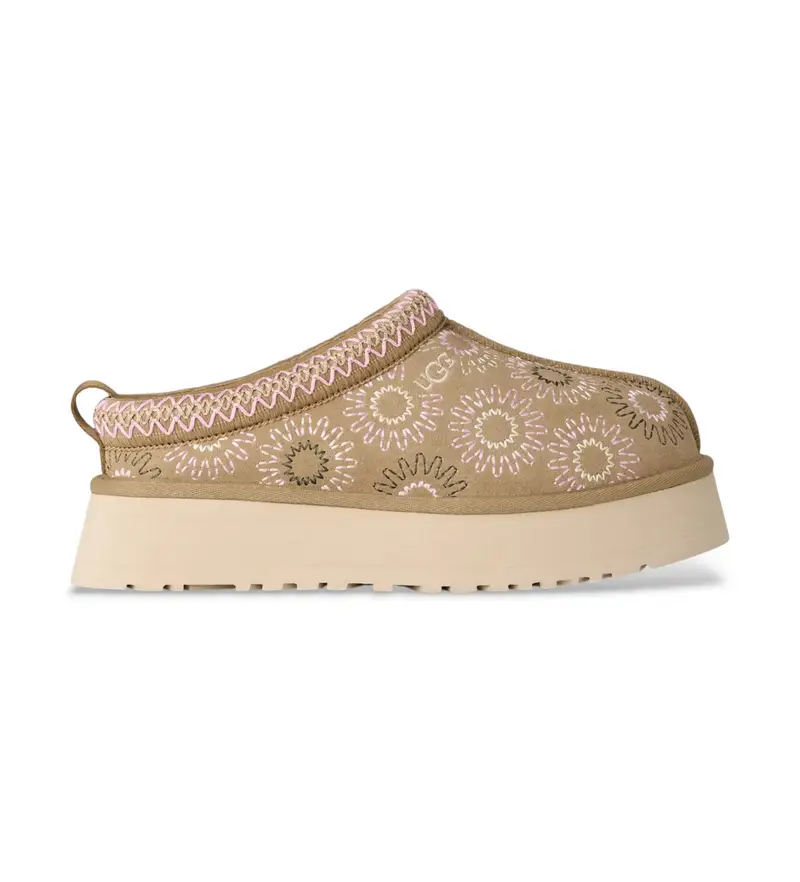 per donna 1178193 Zoccoli in pelle marrone chiaro Tazz Sun Stitch (36), 3 a 5cm, Nessuno, Casual