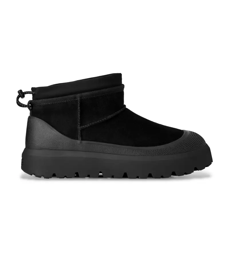 per uomo 1174196 Stivaletti Classic Ultra Mini Weather Hybrid in pelle nera (41), Nero, Basso, Nubuck, Stringhe, Casual