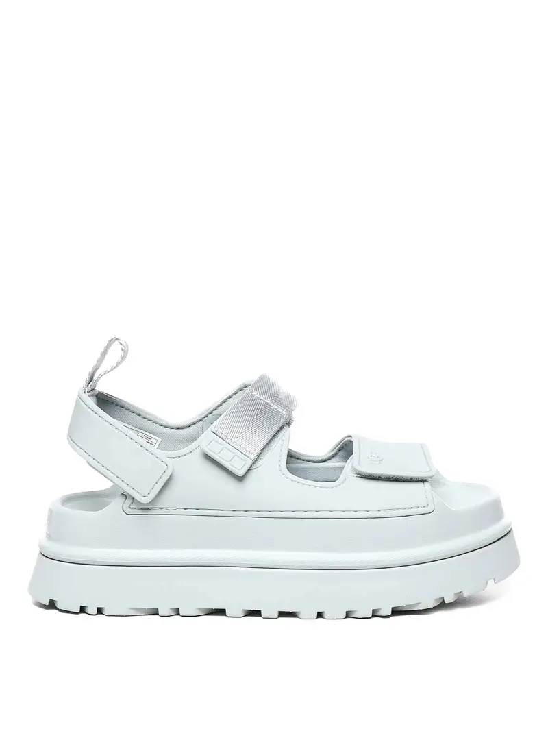 Sandali dorati Grigio