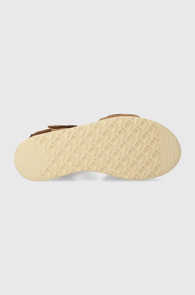 sandali in pelle scamosciata bambino/a GOLDENSTAR colore marrone miniatura 5