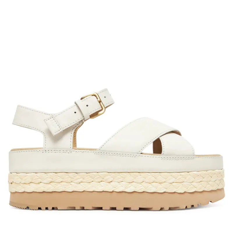 Sandali Ugg W Aubrey Ankle Strap 1169650 Écru Écru