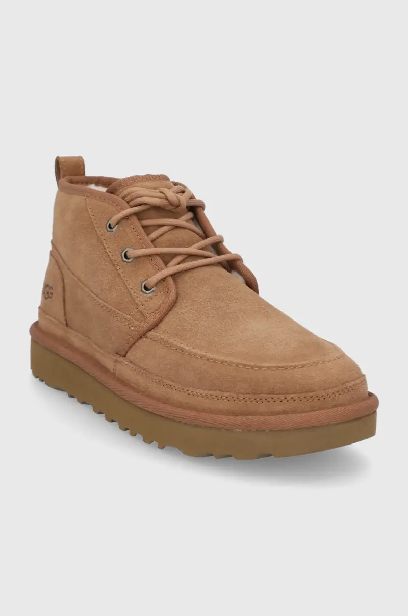 scarpe in camoscio uomo Marrone miniatura 2