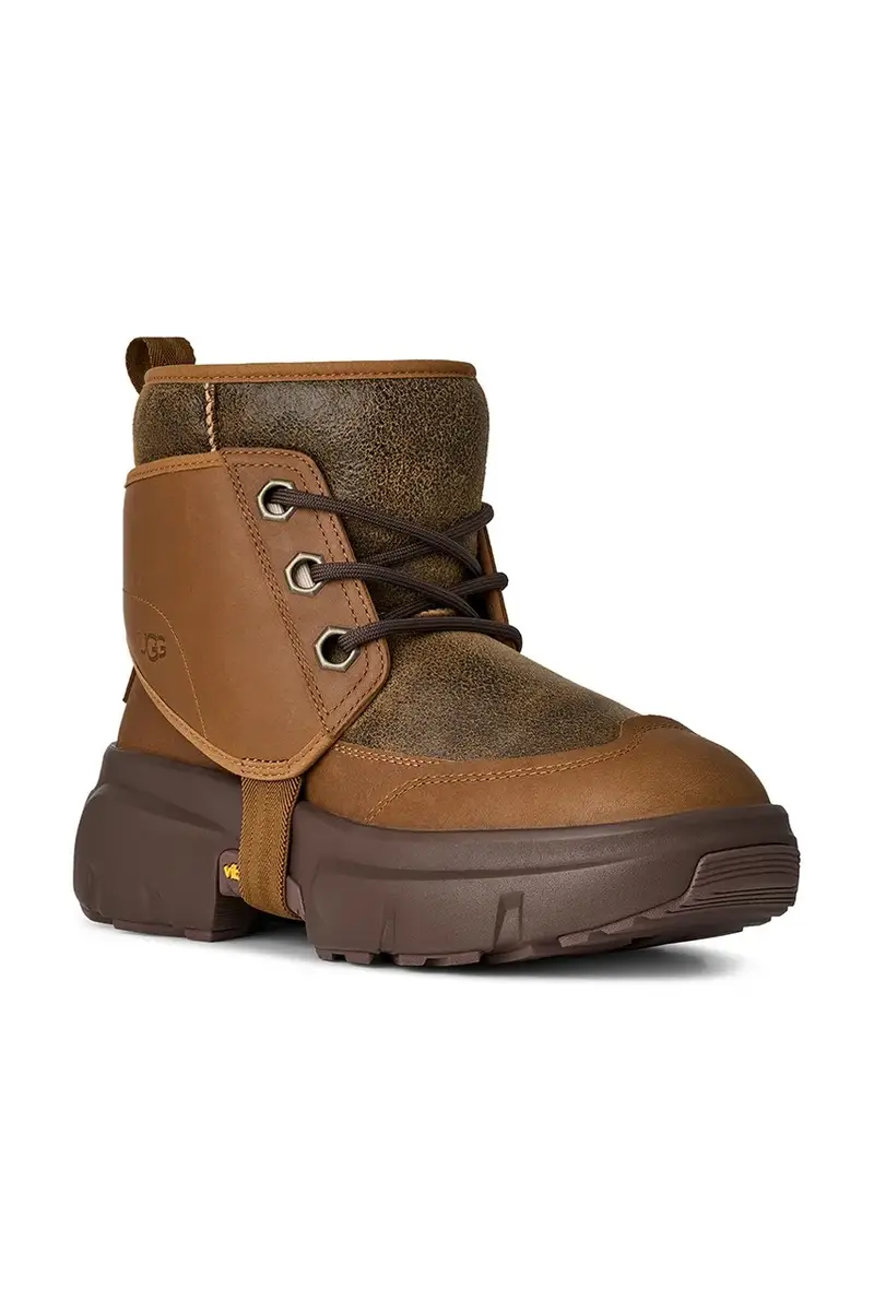 scarpe in pelle Jld Boot uomo colore marrone 1171351.CHE miniatura 2