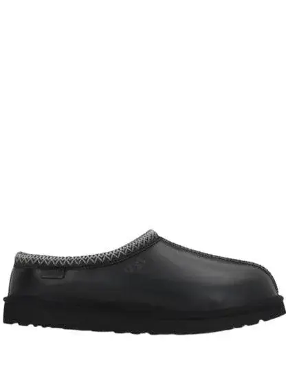 Slippers nere in pelle Tasman Nero