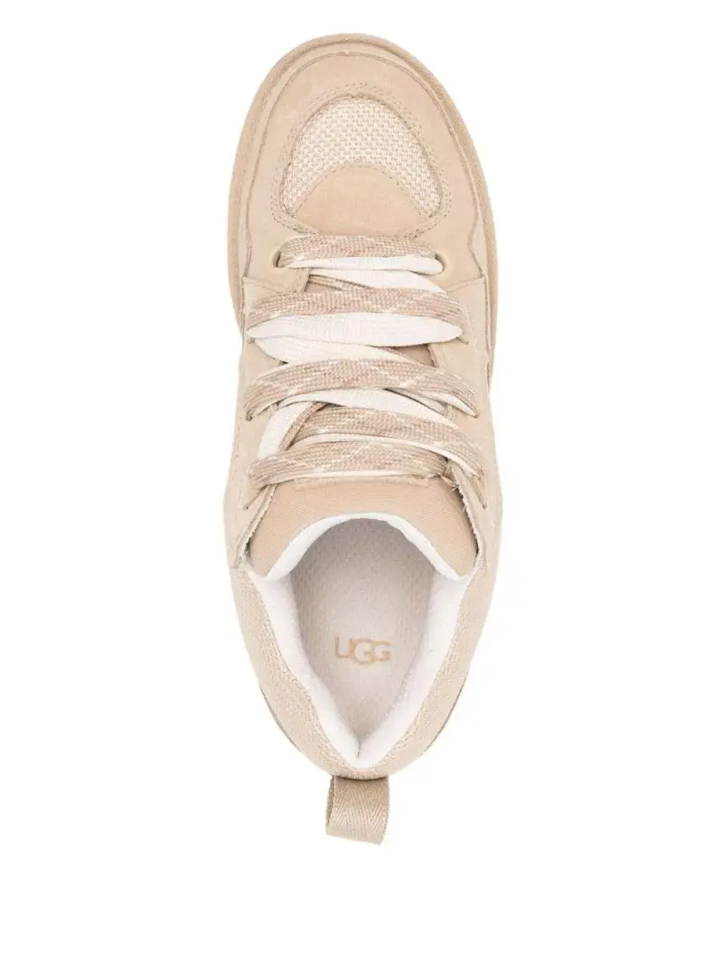 Sneakers beige Lo Lowmel miniatura 3