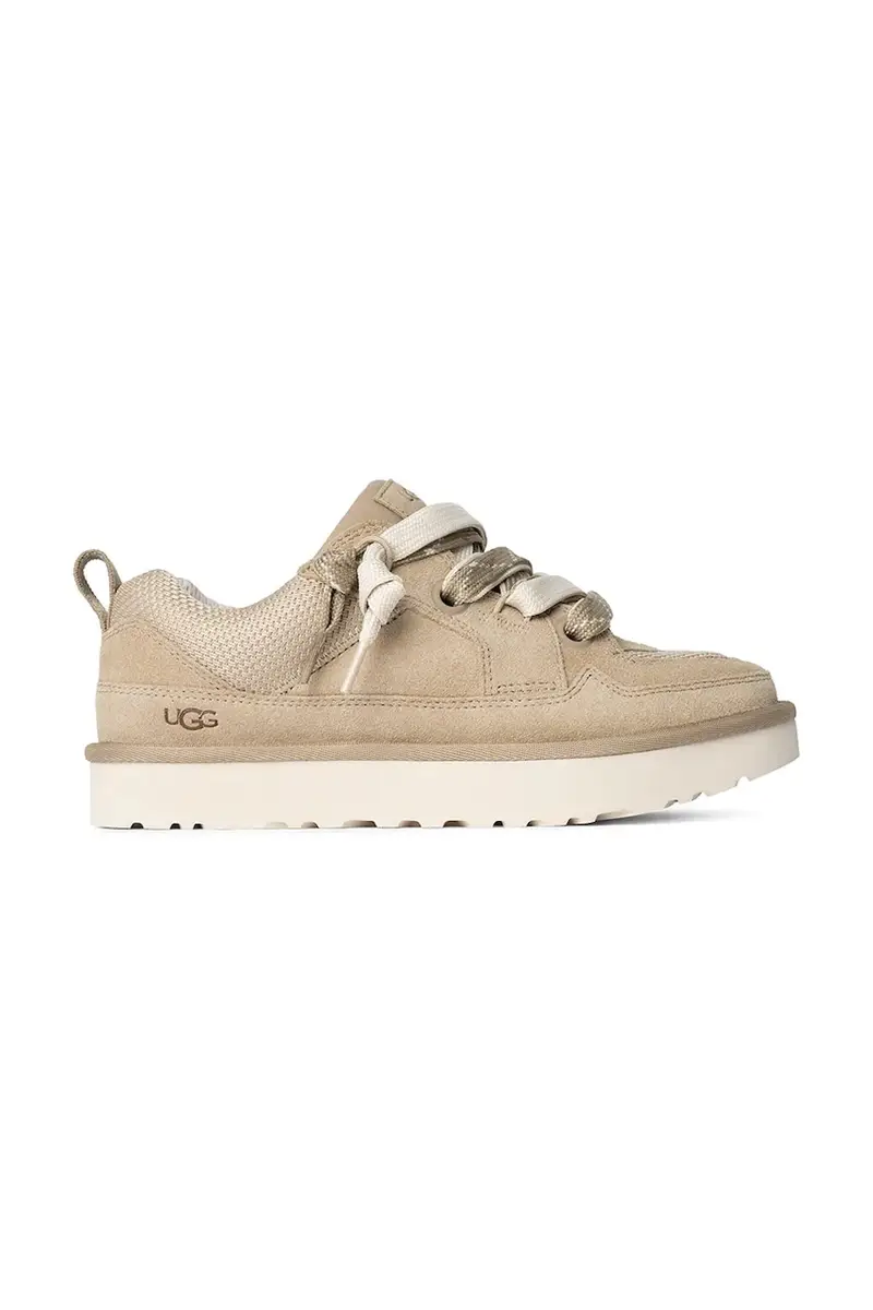 sneakers in camoscio Lo Lowmel donna colore beige 1168890-MDSD