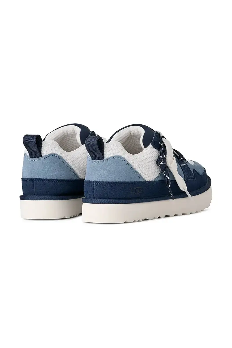 sneakers in camoscio Lo Lowmel uomo colore blu 1169493.DNW miniatura 3