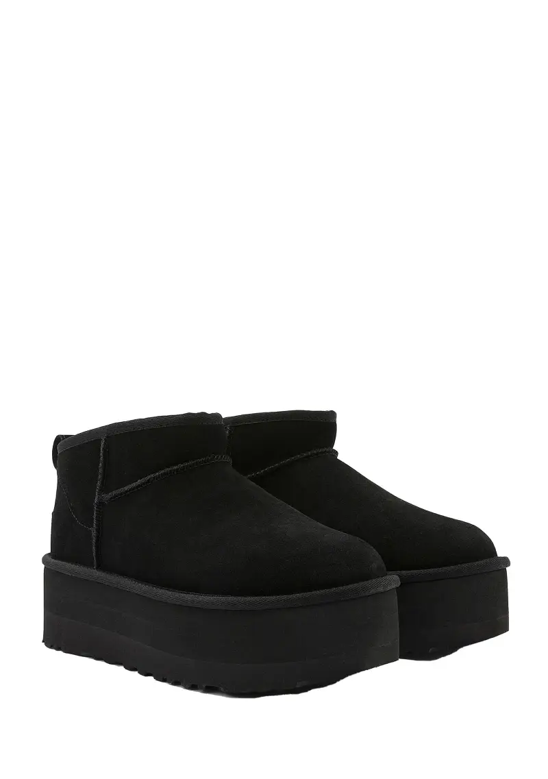 Ugg Stivaletto Donna Nero in Pelle Scamosciata miniatura 2