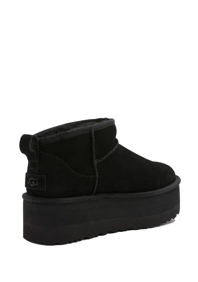 Ugg Stivaletto Donna Nero in Pelle Scamosciata miniatura 3