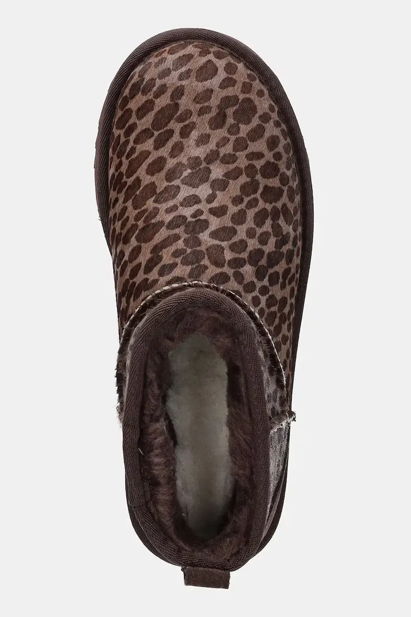 stivali da neve in camoscio Classic Ultra Mini Caspian colore marrone 1158328-BCDR miniatura 4