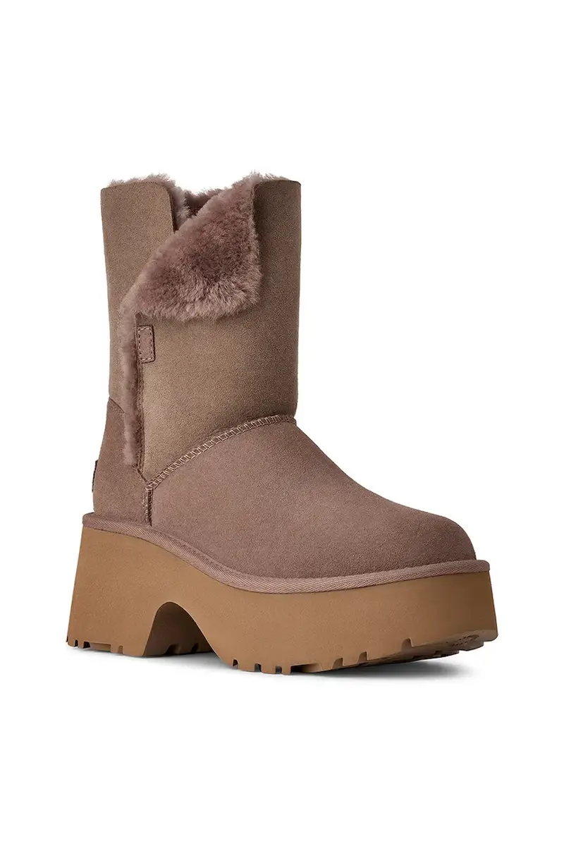 stivali da neve in camoscio Esmee Boot colore beige 1171533.CRBO miniatura 2
