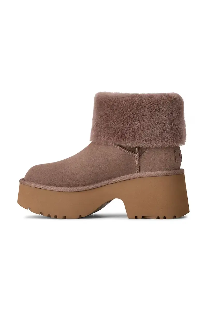 stivali da neve in camoscio Esmee Boot colore beige 1171533.CRBO miniatura 4