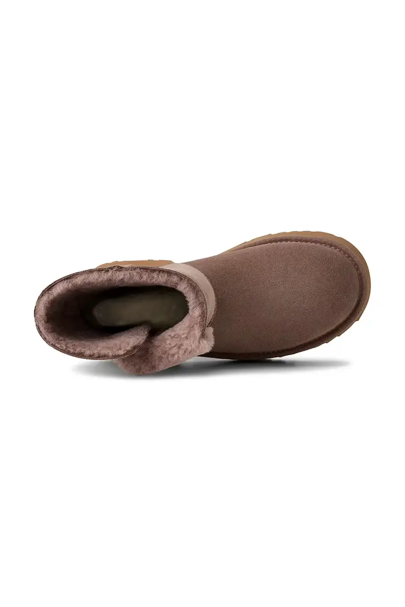 stivali da neve in camoscio Esmee Boot colore beige 1171533.CRBO miniatura 5