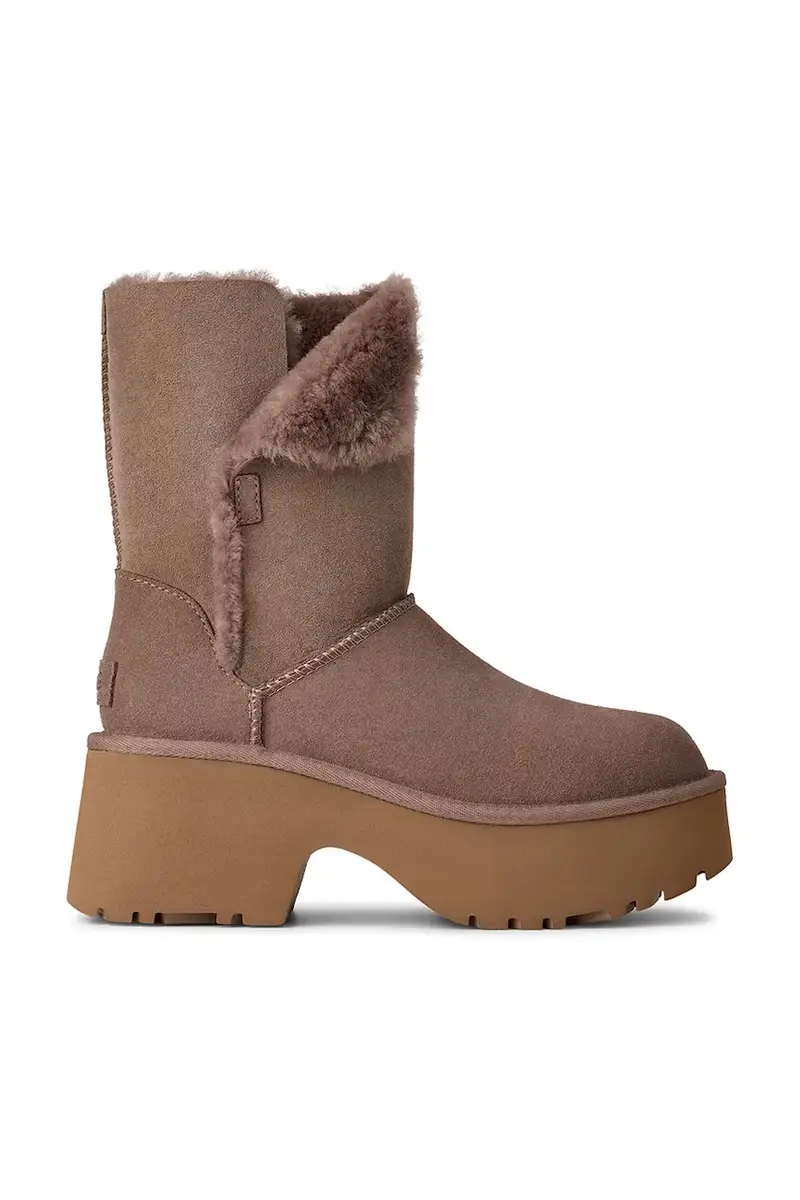 stivali da neve in camoscio Esmee Boot colore beige 1171533.CRBO