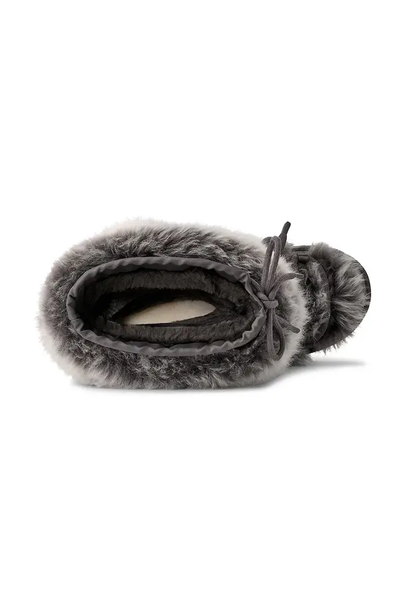 stivali da neve in camoscio W Classic Tall Chalet colore grigio 1175690.CHRC miniatura 5