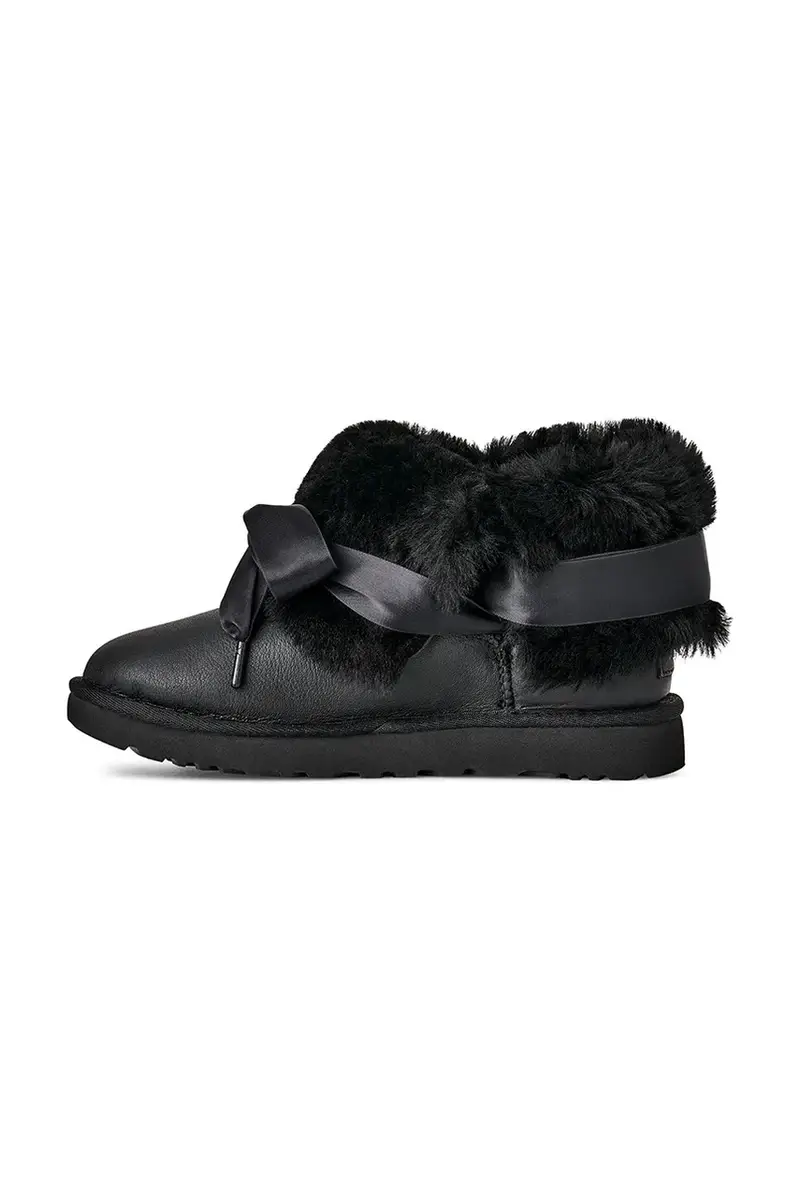 stivali da neve in pelle Bailey Tie Lthr colore nero 1176090.BLK miniatura 4